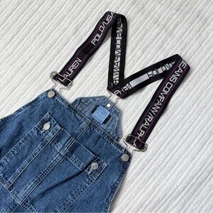 Vintage Polo Ralph Lauren Denim Cotton Canvas Bib Overalls | 36x32